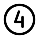 number_circle_four_icon_172323
