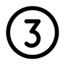 number_circle_three_icon_172318