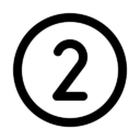 number_circle_two_icon_172317